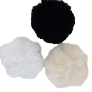 Pompones simil piel