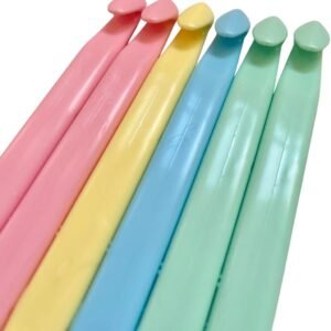 agujas crochet plásticas Almendra