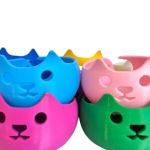 Porta ovillo Gatito