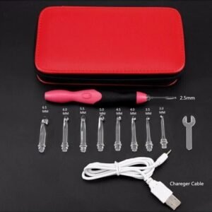 Set crochet con luz intercambiable