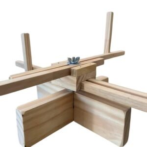 Madejero de madera regulable