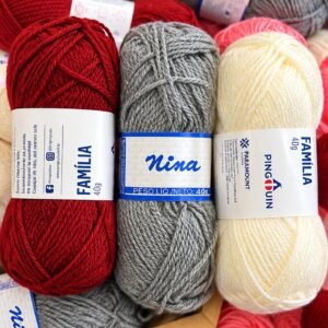 PROMO 5 OVILLOS – ACRÍLICO INTERMEDIO 40 G